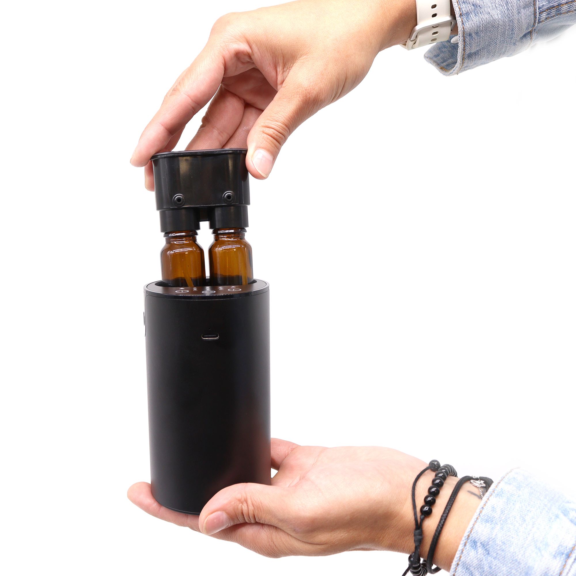 Double (switchable) Essential Oil Waterless Nebulizer- USB to C - Image 4