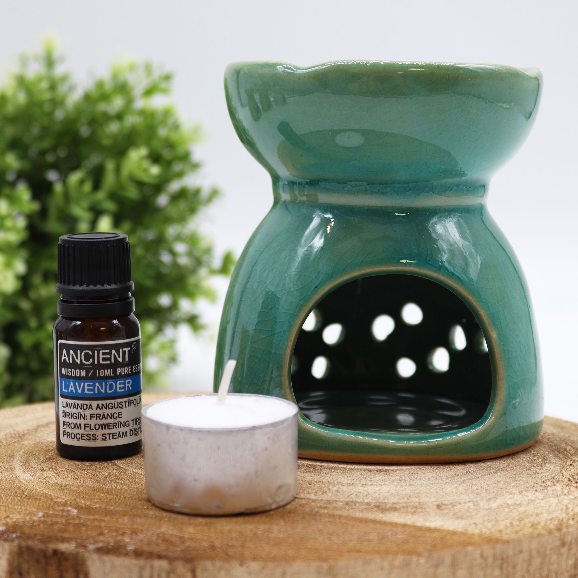 Tree of Life Oil Burner - Blue - Image 3